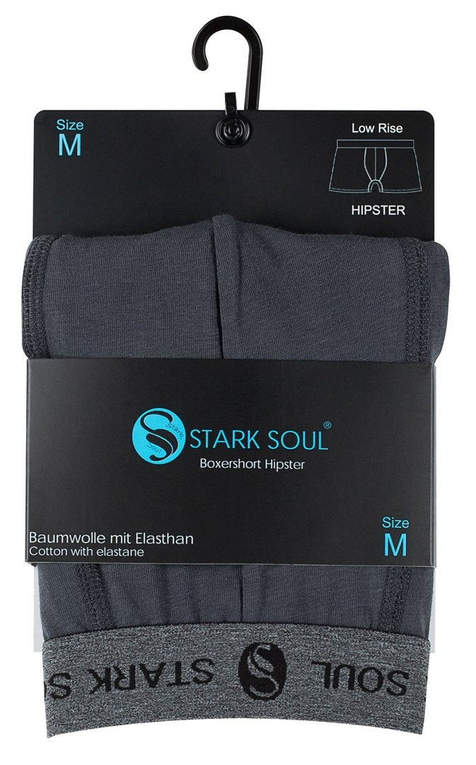 Moške boksarice Stark Soul, temno siva