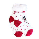 1 par toplih podloženih nogavic, otroške božične 7277