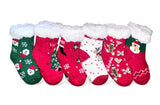 1 par toplih podloženih nogavic, otroške božične 7277