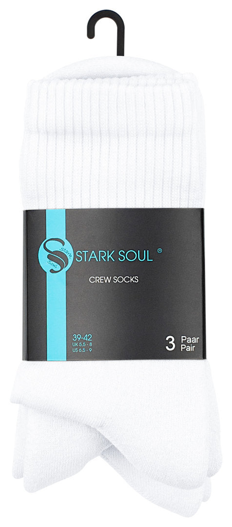 3 pari premium športnih nogavic Stark Soul, 2089 bele