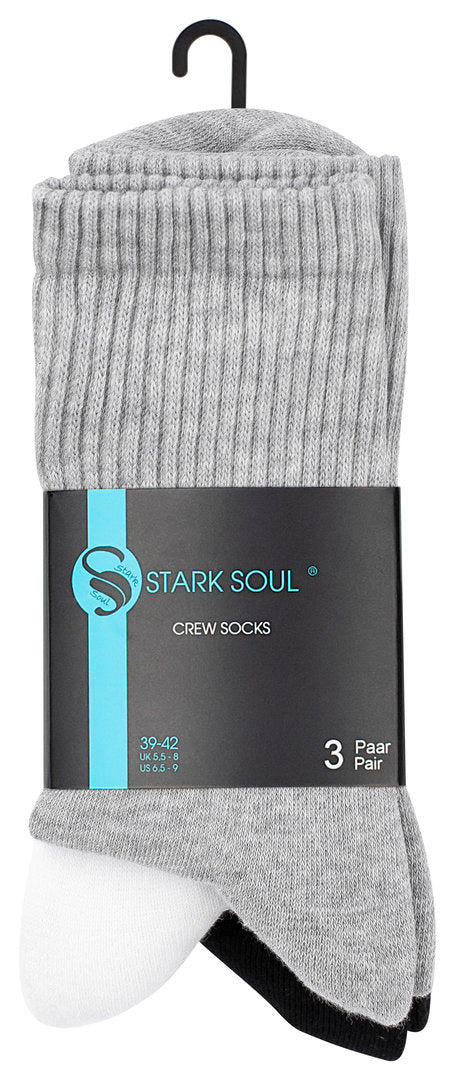 3 pari športnih nogavic Stark Soul, 2089 enobarvne