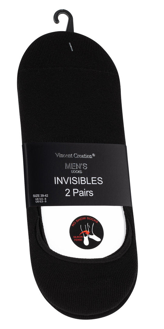 2 para premium nevidnih stopalk, VCA 2115, črne