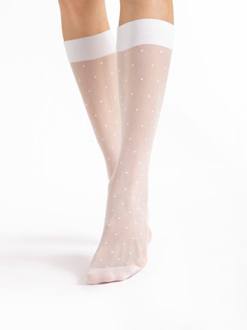 Fiore najlonske nogavice Dots Massage, 20 den