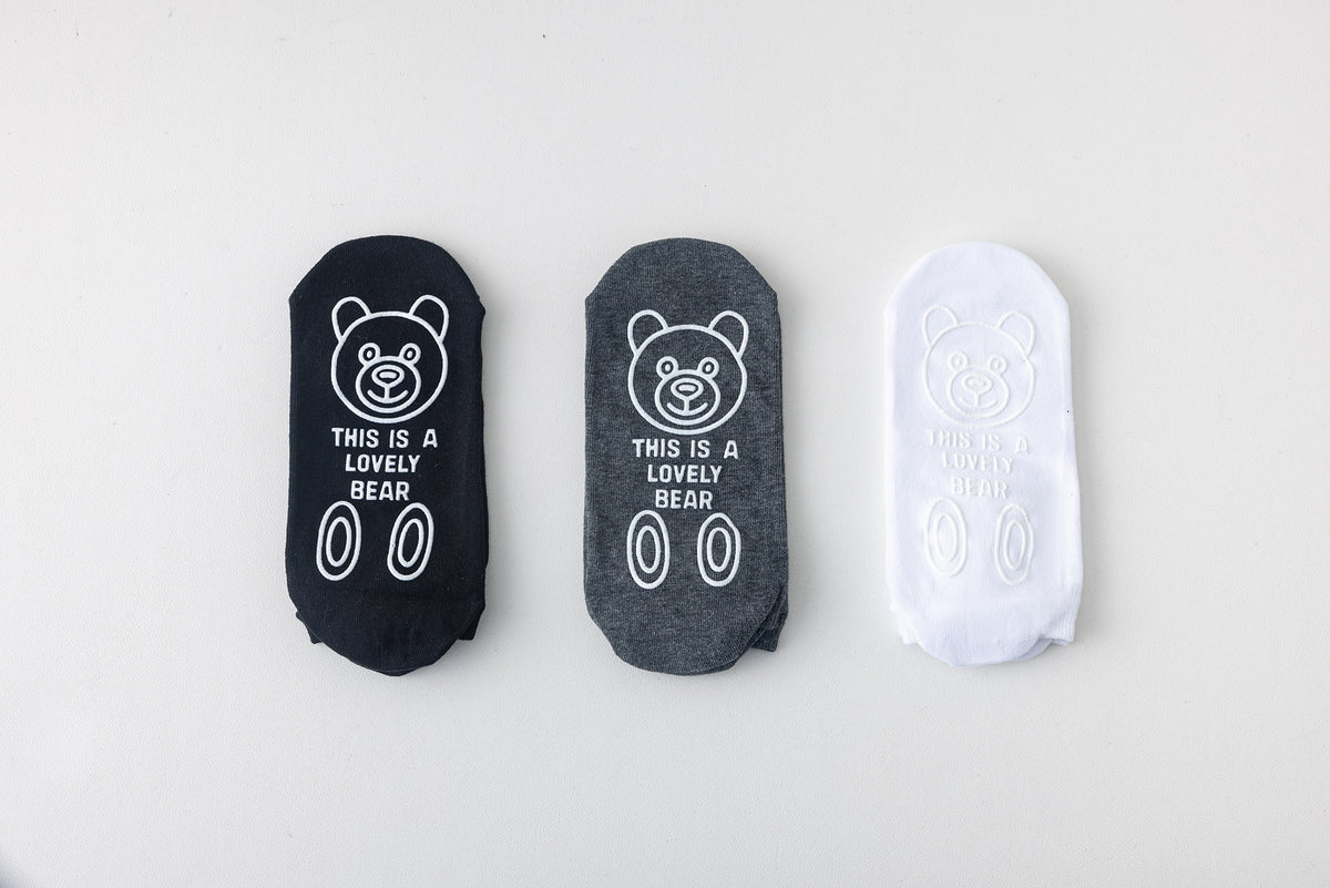 6 parov ženskih nizkih nogavic, lovely bear 5907