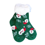 1 par toplih podloženih nogavic, otroške božične 7277