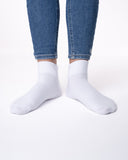 6 parov nogavic brez elastike, nizke enobarvne 6457