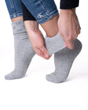 6 parov ženskih nogavic brez elastike, enobarvne / mašne zgoraj 5711