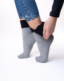 6 parov ženskih nogavic brez elastike, enobarvne s pikicami 5339