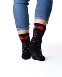 6 parov ženskih nogavic brez elastike, mašnice 5655