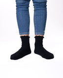 6 parov ženskih nogavic brez elastike, polvisoke 5826 mini mešani vzorci