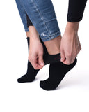 6 parov ženskih nogavic brez elastike, polvisoke srček 5563 MIX