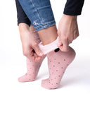 6 parov ženskih nogavic brez elastike, polvisoke z mačko 5682