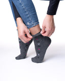 6 parov ženskih nogavic brez elastike, polvisoke z mašnicami 5825