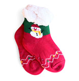 1 par toplih podloženih nogavic, otroške božične 7277