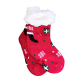 1 par toplih podloženih nogavic, otroške božične 7277