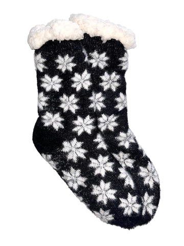 1 par toplih podloženih nogavic, snežinke 5731.6