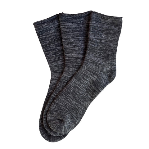 3 pari debelih termo moških nogavic brez elastike, 6580 bambus