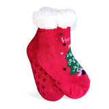 1 par toplih podloženih nogavic, otroške božične 7277