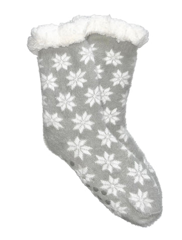 1 par toplih podloženih nogavic, snežinke 5731.2