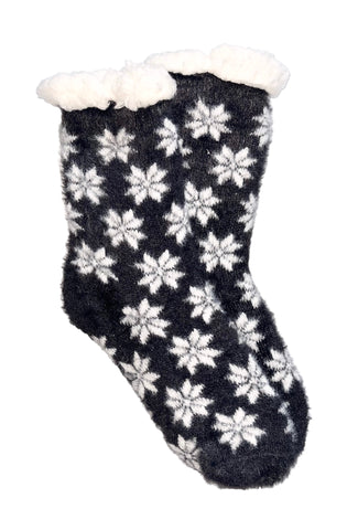 1 par toplih podloženih nogavic, snežinke 5731.4