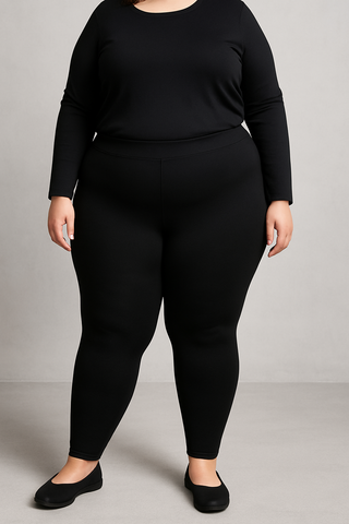 Bombažne pajkice PLUS SIZE, 2501 črne