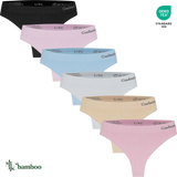 6x ženske tangice iz bambusa, Gaubert 3104 pastel mix