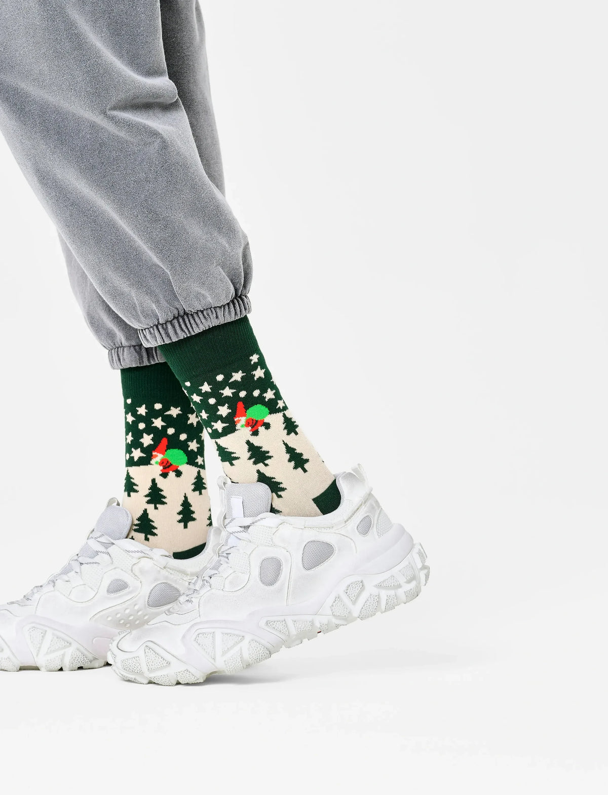 Happy Socks Santa on the Way nogavice