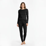 Ženske termo majica s flisom, Heat Booster 137 črna