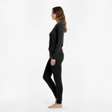 Ženske termo majica s flisom, Heat Booster 137 črna