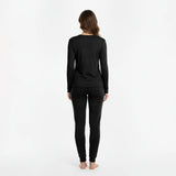 Ženske termo majica s flisom, Heat Booster 137 črna