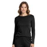 Ženske termo majica s flisom, Heat Booster 137 črna