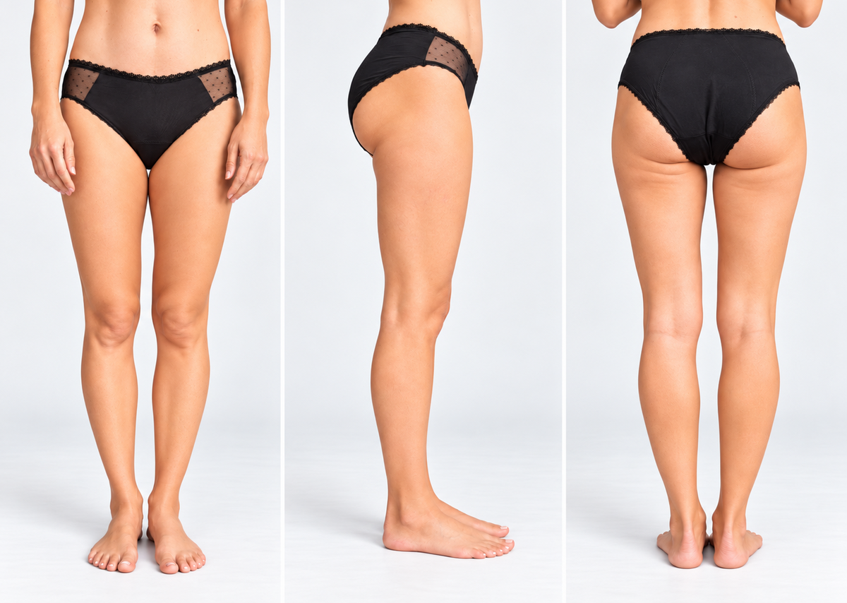 Ivy – menstrualne spodnjice, črne