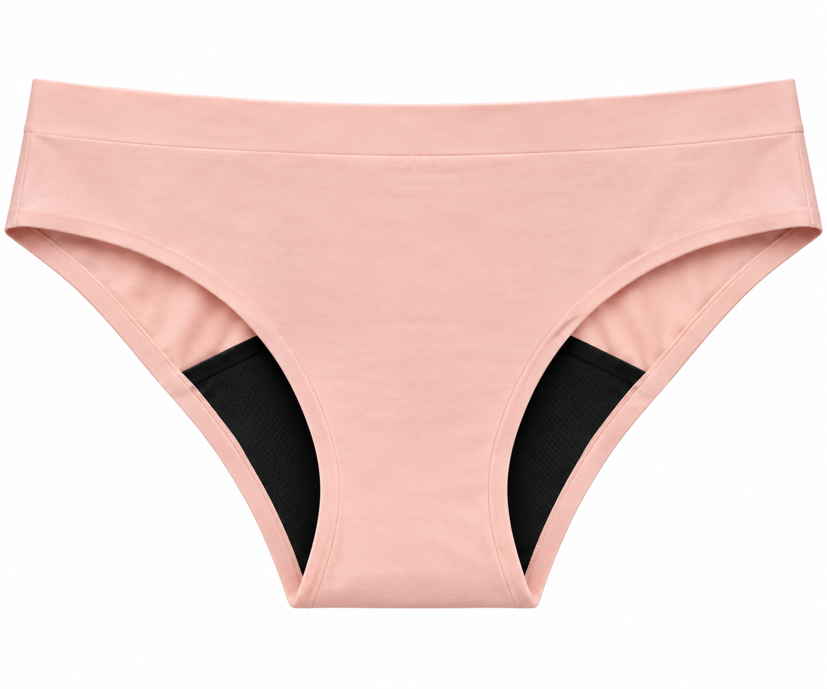 Nora – menstrualne spodnjice, svetlo roza