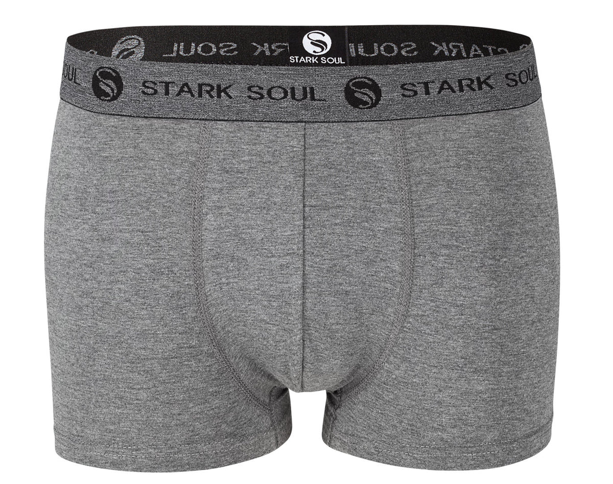 Moške bombažne boksarice Stark Soul, sive