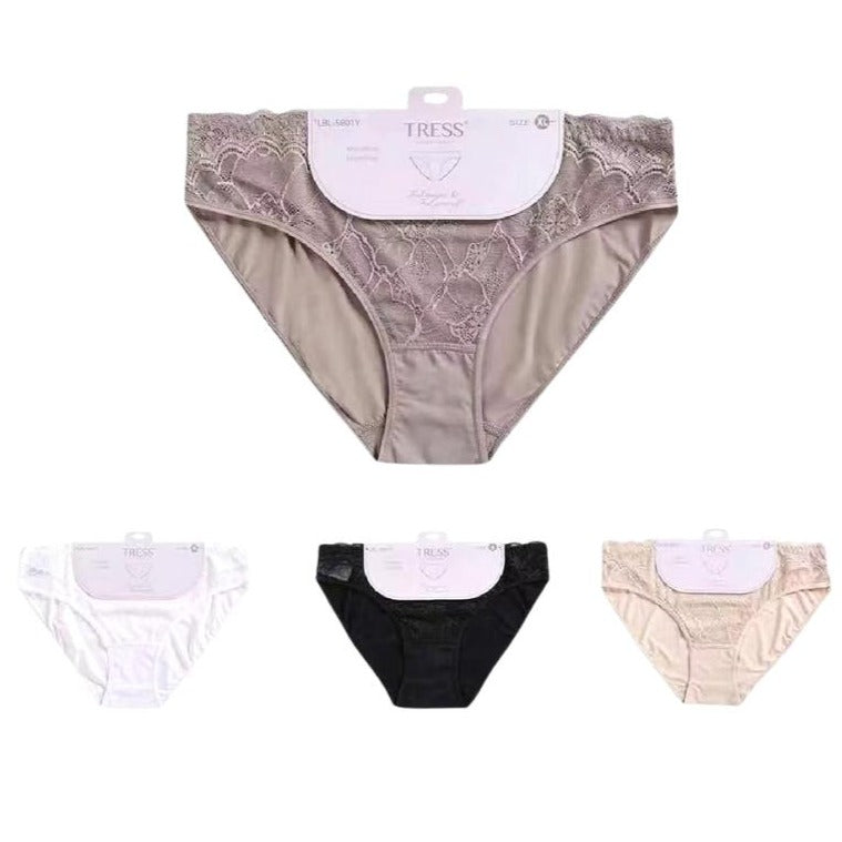 Ženske bikini slip spodnjice iz mikrofibre 4/1, Tress 5801Y