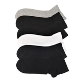 6 parov nogavic brez elastike, nizke enobarvne 6457