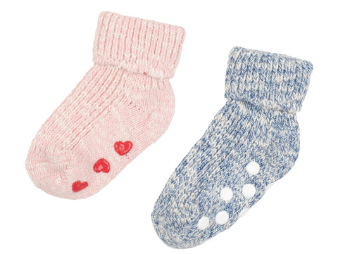 1 par pletenih debelejših nogavic za dojenčke z ABS, Riese 24577