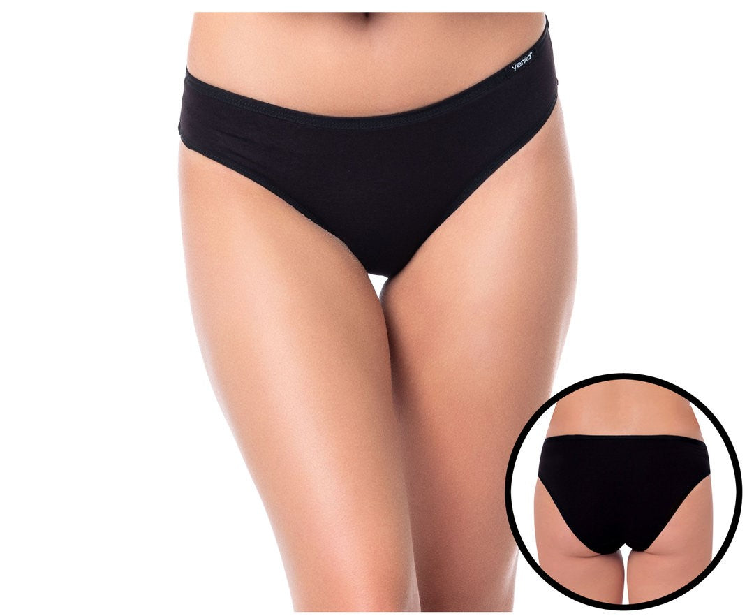 Ženske bombažne bikini slip spodnjice 5099, 3/1