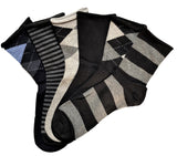 6 parov moških nogavic brez elastike, različni vzorci 6327