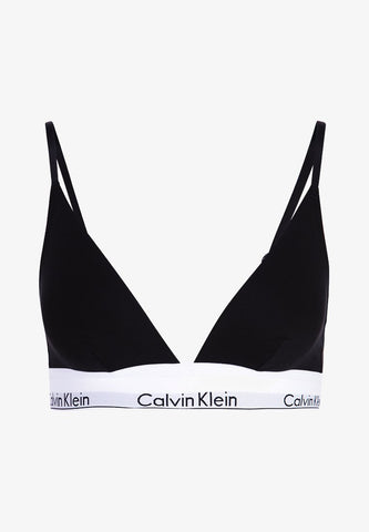 Ženski trikotni modrček Calvin Klein, črn QF5650E
