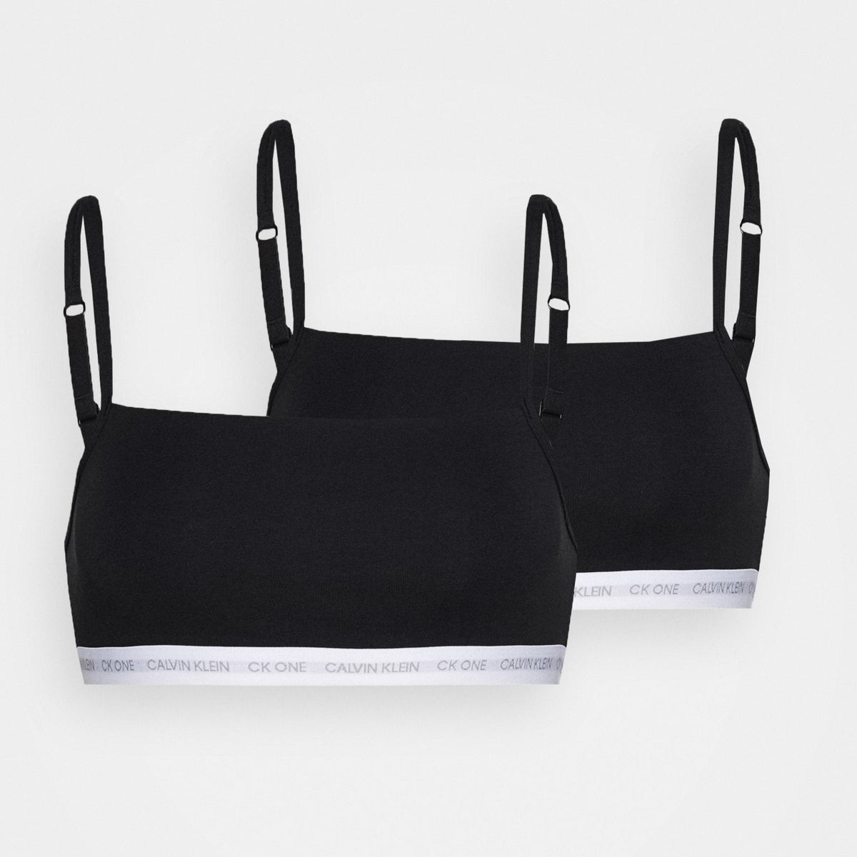 Ženski top Bralette Calvin Klein 2/1, črna QF6040E